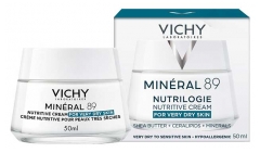 Vichy Min&eacute;ral 89 Nutrilogie Cr&egrave;me Nutritive Peau Tr&egrave;s S&egrave;che 50 ml