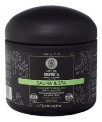 Natura Siberica Sauna &amp; Spa Peeling Corporel D&eacute;toxifiant aux Sels de C&egrave;dre 370 ml