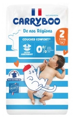 Carryboo De Nos R&eacute;gions 50 Windeln Gr&ouml;&szlig;e 2 (3-6 kg)