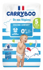 Carryboo De Nos R&eacute;gions 40 Windeln Gr&ouml;&szlig;e 5 (12-25 kg)
