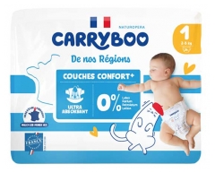 Carryboo De Nos R&eacute;gions 24 Windeln Gr&ouml;&szlig;e 1 (2-5 kg)