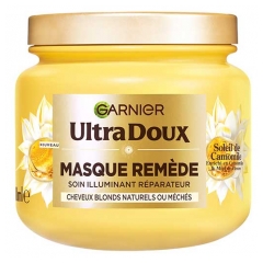 Garnier Ultra Doux M&aacute;scara Rem&eacute;dio Cabelos Loiros Naturais ou com Madeixas 340 ml