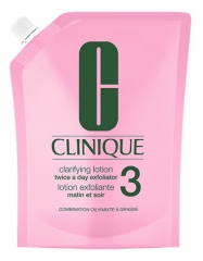 Clinique Loci&oacute;n Exfoliante Paso 2 Ma&ntilde;ana y Noche Piel Mixta a Grasa Recarga 400 ml