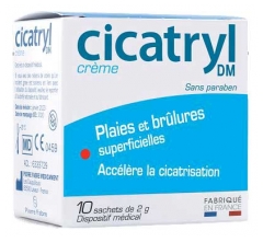 Pierre Fabre Health Care Cicatryl DM Wounds and Abrasions Cream 10 Sachets