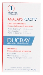 Ducray Anacaps Reactiv Chute de Cheveux R&eacute;actionnelle 30 G&eacute;lules