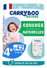 Carryboo Nature Motif Diapers 42 Diapers Size 4+ (9-20 kg)