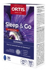 Ortis Sleep &amp; Go Hurtigvirkende S&oslash;vn 30 Tabletter