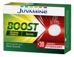 Juvamine Boost Ginseng Taurine 30 Comprim&eacute;s Effervescents
