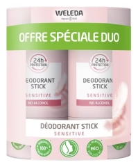 Weleda Deodorante Stick Sensitive Set di 2 x 50 g