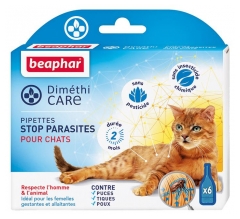 Beaphar Dimethicare Loish&auml;&auml;t&ouml; Kissat 6 Pipetti&auml;