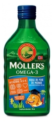 M&ouml;ller's Omega-3 Aceite de H&iacute;gado de Bacalao Sabor Multifrutas 250 ml