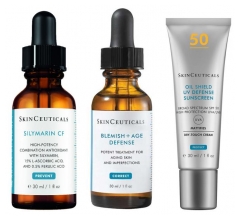 SkinCeuticals Rutina nuo netobulumų + apsauga nuo saulės