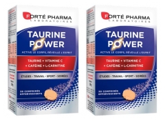 Fort&eacute; Pharma Taurina Power 30 Comprimidos Efervescentes Lote de 2