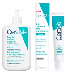 CeraVe Anti-Blemish Routine Acne-Prone Skin Foaming Gel 473 ml + Concentrated Care 40 ml