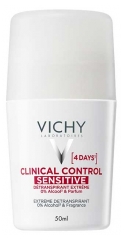 Vichy Clinical Control Sensitive D&eacute;odorant D&eacute;transpirant Extr&ecirc;me 4 Jours Roll-On 50 ml