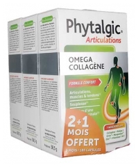 Nutreov Phytalgic Articulations Omega Collag&egrave;ne Lot de 3 x 60 Capsules
