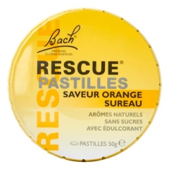 Rescue Bach Pastilles Elderflower Orange Gar&scaron;a 50 g