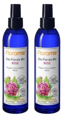 Florame Bio-Rosenbl&uuml;tenwasser Set mit 2 x 200 ml