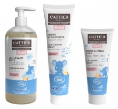 Cattier Routine Soins B&eacute;b&eacute; Toilette et Protection