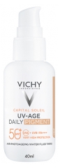 Vichy Capital Soleil UV-Age Daily T&oacute;novan&aacute; tekutina proti fotost&aacute;rnut&iacute; SPF50+ 40 ml