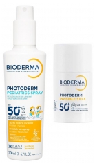 Bioderma Photoderm Routine Pediatrics Spray 200 ml + Invisible Stick 15 g