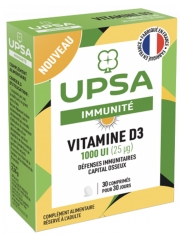 UPSA Immunit&eacute; Vitamine D3 1000 UI 30 Comprim&eacute;s