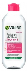 Garnier SkinActive Solution Micellaire Tout en 1 Peaux S&egrave;ches et Sensibles 400 ml