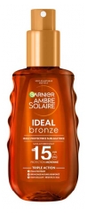 Garnier Ambre Solaire Ideal Bronze Zdokonaluj&iacute;c&iacute; ochrann&yacute; olej SPF15 150 ml