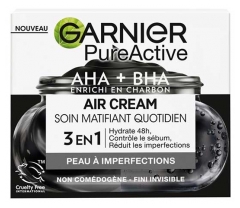 Garnier PureActive Air Cream P&auml;ivitt&auml;inen Mattaava Hoito 3in1 50 ml