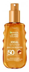 Garnier Ambre Solaire Ideal Bronze Spray Ml&eacute;ko na opalov&aacute;n&iacute; SPF50 150 ml