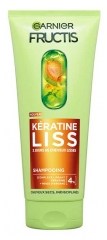 Garnier Fructis Keratin Liss Shampoo F&uuml;r Trockenes, Widerspenstiges Haar 200 ml