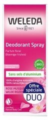 Weleda Desodorante Spray de Rosa Mosqueta Pack de 2 x 100 ml