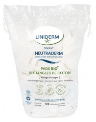 Neutraderm Pads Rect&aacute;ngulos de Algod&oacute;n 180 Rect&aacute;ngulos