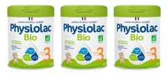 Physiolac Organic 3 From 10 Months to 3 Years 3 x 800g