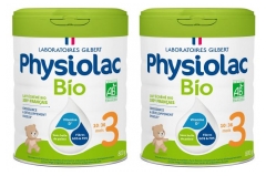 Physiolac Bio 3 10 Mois &agrave; 3 Ans Lot de 2 x 800 g
