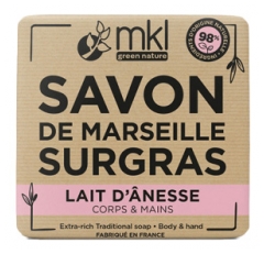 MKL Green Nature Savon de Marseille Surgras Lait d'&Acirc;nesse 100 g