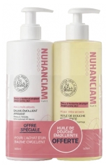 Nuhanciam Łagodzący Balsam Emolientowy 500 ml+ Olejek pod Prysznic Emolientowy 500 ml w Prezencie