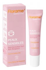 Florame Sensitive Soin Correcteur Vert Anti-Rougeurs Peaux Sensibles Bio 15 ml