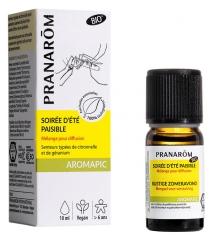 Pranar&ocirc;m Aromapic Uklidňuj&iacute;c&iacute; letn&iacute; večer Směs pro dif&uacute;zi Bio 10 ml