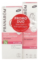 Pranar&ocirc;m PranaBB Biologische Anti-Muggen Roller 30 ml + Biologische Roller na Insectenbeten 15 ml Promo Duo
