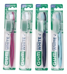 GUM Original White Tandborste Medium 563