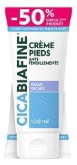 CicaBiafine Crema Pies Secos Anti-Agrietamiento Lote de 2 x 100 ml