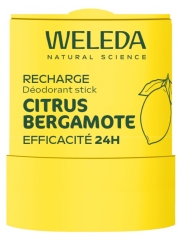Weleda Desodorante Stick Citrus Bergamota 24H Recarga 50 g