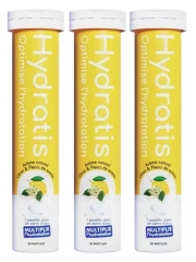 Hydratis Set van 3 x 20 Bruistabletten - Aroma : Citroen Vlierbloesem
