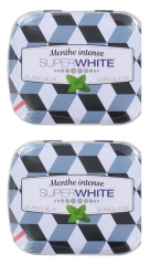 Superwhite Menthe Intense Lot de 2 x 50 Pastilles