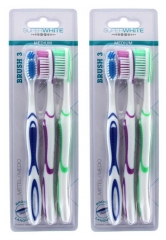 Superwhite Brush 3 3 Medium Toothbrushes x 2