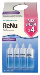 Soluție Multifuncțională Bausch + Lomb ReNu MPS Pachet de 4 x 360 ml