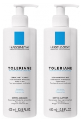 La Roche-Posay Tol&eacute;riane Dermo-Nettoyant Lot de 2 x 400 ml