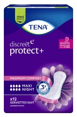 Tena Discreet Protect+ Maxi Night 12 Einlagen f&uuml;r die Nacht