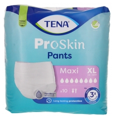 Tena Proskin Pants Maxi Gr&ouml;&szlig;e XL 10 Saugf&auml;hige Unterhosen